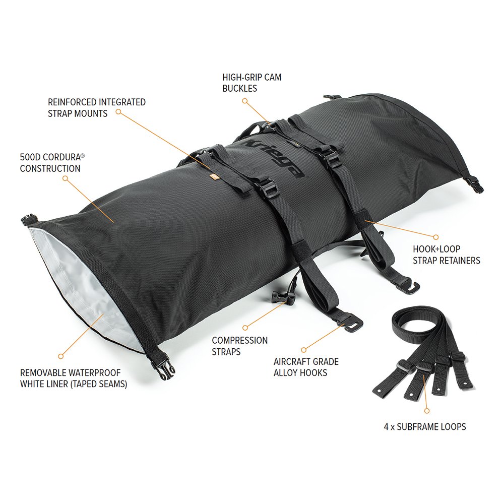 Kriega Rollpack 20 Liter - schwarz