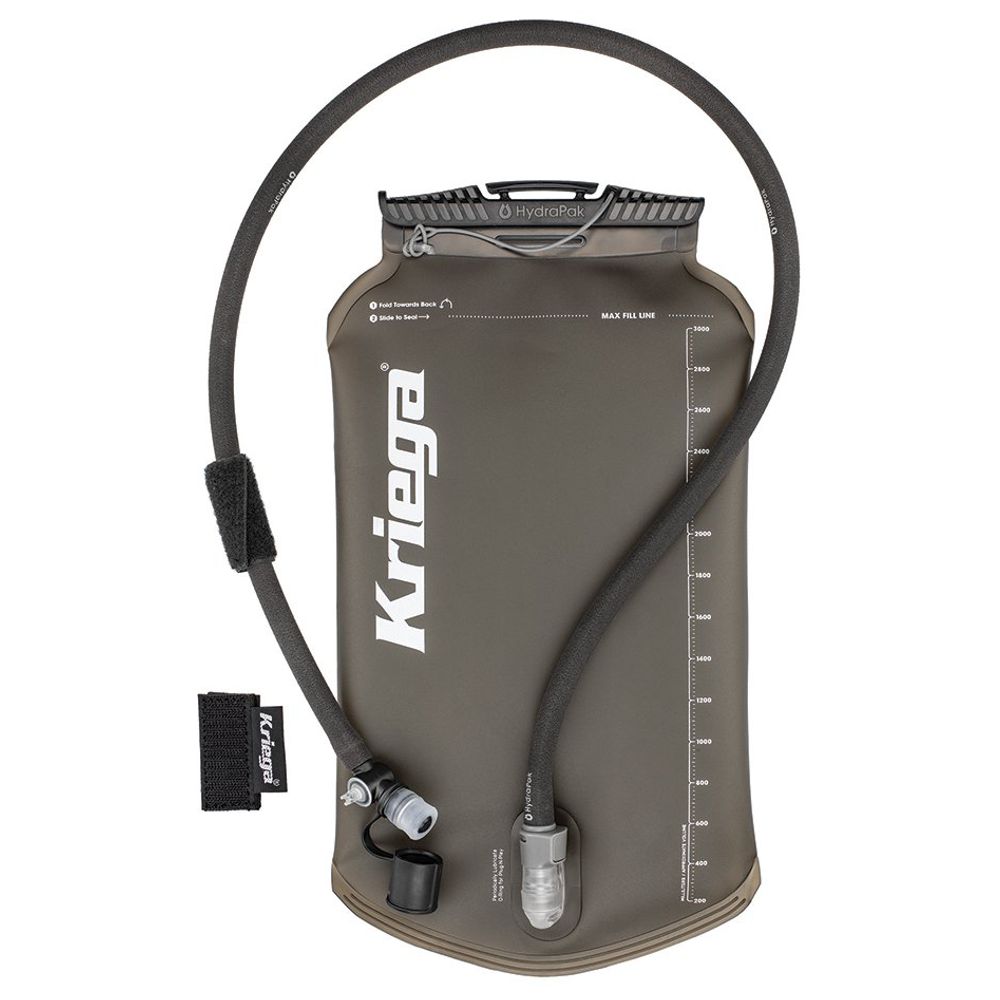 Kriega | Hydrapak Reservoir Elite HD | 3 Liter Trinkeinsatz für Rucksack